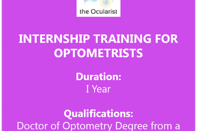 Internship Training for Optometrists